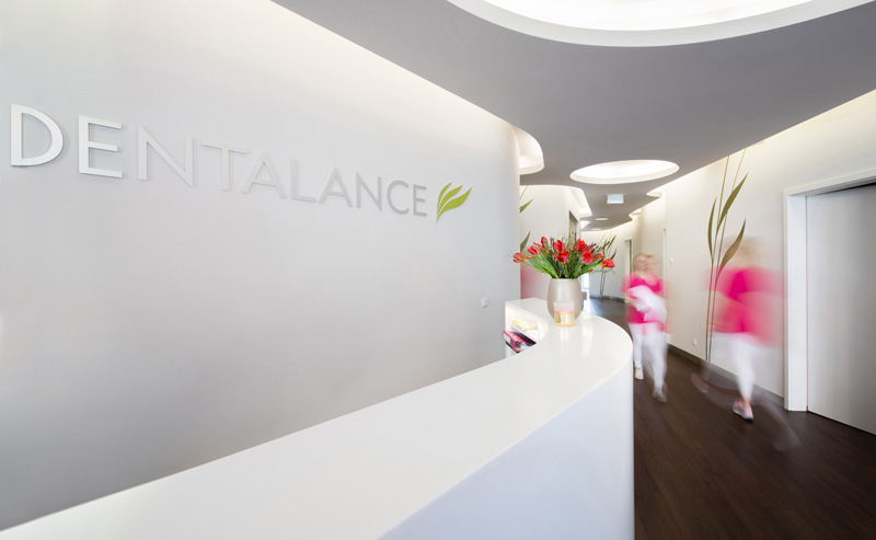 Empfang / Eingangsbereich Oralchirurgische Praxis Dentalance Dr. med. dent. Cathrin Goldberg in Plauen